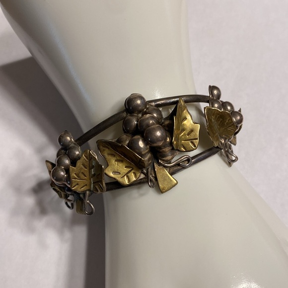 Sterling Grape Set bracelet earrings pendant - Picture 11 of 16